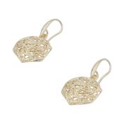  Filigree Disc Earrings