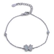 Precious Butterfly Bracelet [Sterling Silver]