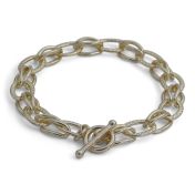Intertwined Paperclip Bracelet [Gold Plated]
