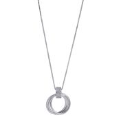 Unity Rings Necklace [Sterling Silver]