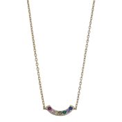 Rainbow Curve Necklace [18K Gold Plated]
