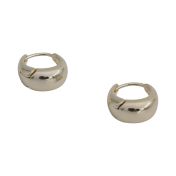 Dôme Hoop Earrings [Gold Plated]