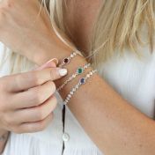 3 Classic Glow Birthstone Bracelets by Talisa™️