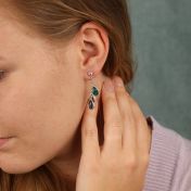 Enchanted Rain Drop Studback Earrings [Sterling Silver]