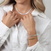 Milanese Chain Bracelet [18K Gold Vermeil]