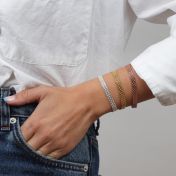 Milanese Chain Bracelet [18K Rose Gold Plated]