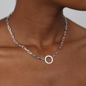 My Anchor Name Necklace [Sterling Silver]