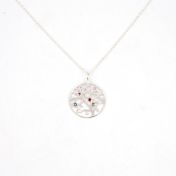 Tree of Life Birthstone Necklace [Sterling Silver]