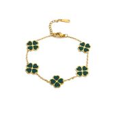 Forest Clover Bracelet [Gold Plated]