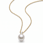 Lunar Pearl Necklace [Gold Plated]