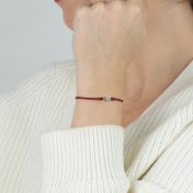 Swarovski Birthstones Bracelet for Mom - Red String 