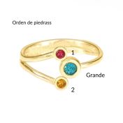 Anillo Amor de Madre - Doble Amor [Bañado en Oro de 18K]