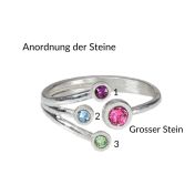 Mutterliebe Ring - Dreifache Liebe [Sterlingsilber]