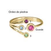 Anillo Amor de Madre - Triple Amor [Bañado en Oro de 18K]