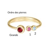 Bague Amour d'une Mère [Plaqué Or 18ct]