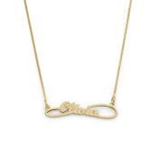 Alice Italic Name Necklace [18K Gold Vermeil]