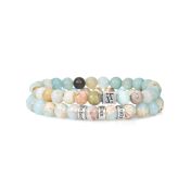 Bracelet Amazonite Classique pour Femme [Argent 925]