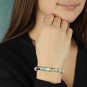 Bracelet Amazonite Classique pour Femme [Argent 925]
