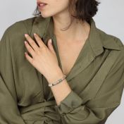 Nazar Armband aus Amazonit mit Gravur [Sterlingsilber]