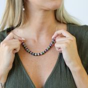 Collar con Nombre El Camino de la Amatista [Plata de Ley]