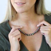 Collar con Nombre El Camino de la Amatista [Plata de Ley]