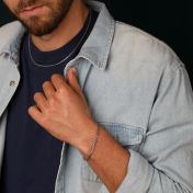 Anchor Rope Chain for Men - Sterling Silver