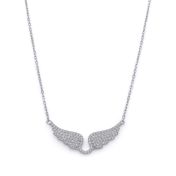 Angel Wings Necklace [Sterling Silver]