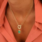 Collier Anna à Double Couche [Vermeil 18ct] - avec Charms 