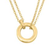 Collier Anna à Double Couche [Vermeil 18ct] - avec Charms 