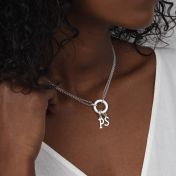 Anna Layer Kette [Sterlingsilber] – mit Buchstaben-Charms