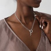 Anna Layer Kette [Sterlingsilber] – mit Buchstaben-Charms