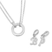 Anna Layer Kette [Sterlingsilber] – mit Buchstaben-Charms