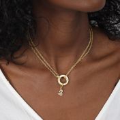 Collier Anna à Double Couche [Vermeil 18ct] - avec Signes du Zodiaque
