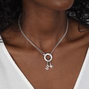 Anna Layer Kette [Sterlingsilber] – mit Sternzeichen Charms