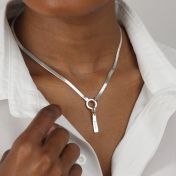 Collana Arya a Spina di Pesce [Argento 925] - con Nomi
