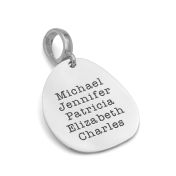 Beauty Halskette mit großem Charm [Sterlingsilber]