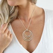 Spheres of Love Name Necklace [Sterling Silver]