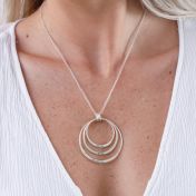 Collier Sphères De l'Amour Avec Noms [Argent 925]