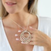 Collier Sphères De l'Amour Avec Noms [Argent 925]