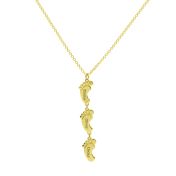 Family Path Name Necklace [18K Gold Plated]