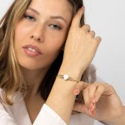 Cherished Love Name Bracelet [18K Gold Vermeil]