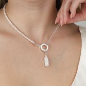 Baroque Pearl Charm [Sterling Silver]