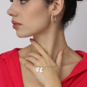 Ellie Birth Butterfly Diamond Necklace [18K Gold Plated]