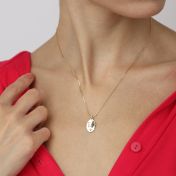 Ellie Birth Butterfly Diamond Necklace [18K Gold Plated]