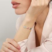 Pulsera Mágica con Abalorios de Piedras de nacimiento [Plata de Ley]