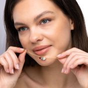 Talisa Stars Teardrop Birthstone Necklace [18K Gold Vermeil]