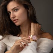Talisa October Pink Sapphire Watch