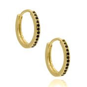 Black Crystals Earrings