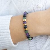 Bracelet Vervaine Avec Sphères Personnalisées [Plaqué Or 18ct]