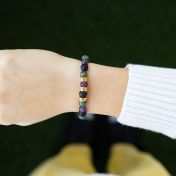 Bracelet Vervaine Avec Sphères Personnalisées [Plaqué Or 18ct]